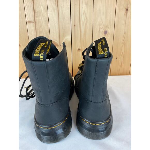 Dr. Marten Wyoming Combs Leather Combat Boots, Black - Men\'s 9 Women\'s 10 *NWT* main image 6